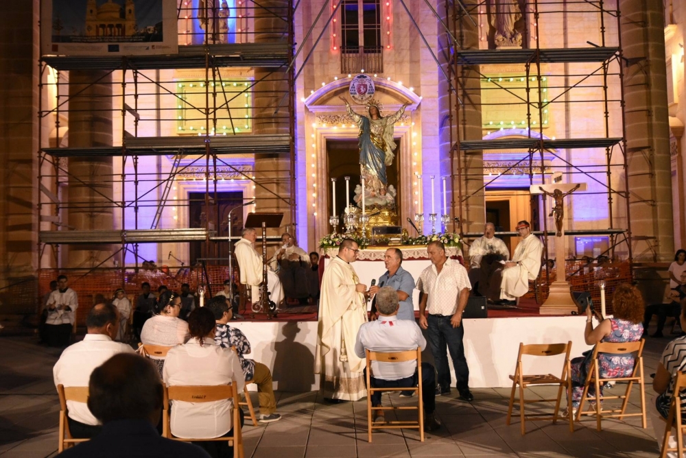 It-tradizzjoni tal-offerta ma sseħħx iżda l-Imġarrin xorta offrew somma sabiħa lill-parroċċa