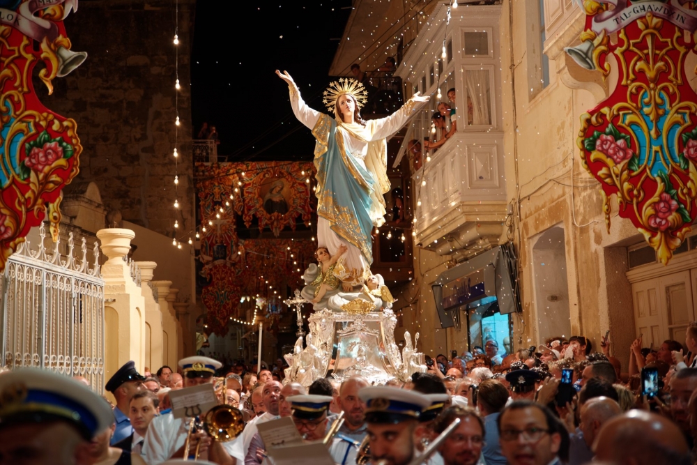 'Għawdex kollu tbiddel f’ġenna' ... L-Għawdxin jiċċelebraw bil-kbir lil Santa Marija