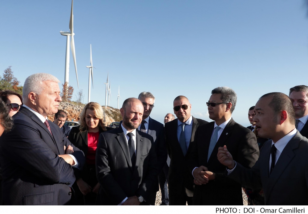 Inawgurat wind park fil-Montenegro li kien l-ewwel investiment tal-Enemalta barra minn Malta