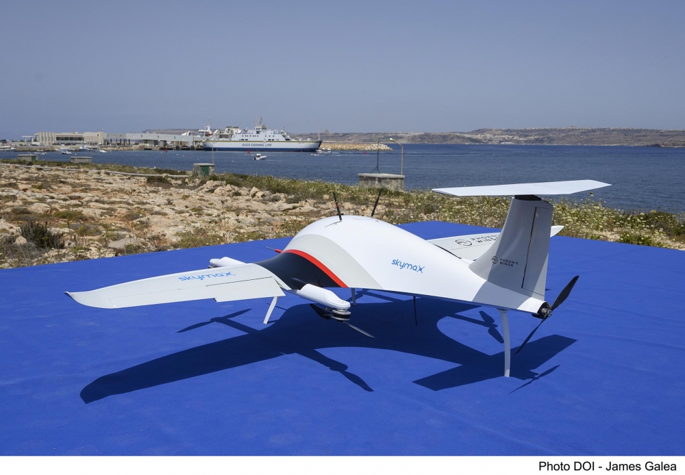 Drone jista' jibda jwassal merkanzija medika urġenti bejn Malta u Għawdex