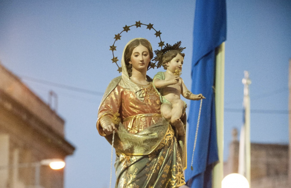 Avveniment speċjali f'Bormla waqt il-purċissjoni bil-Madonna tar-Rużarju