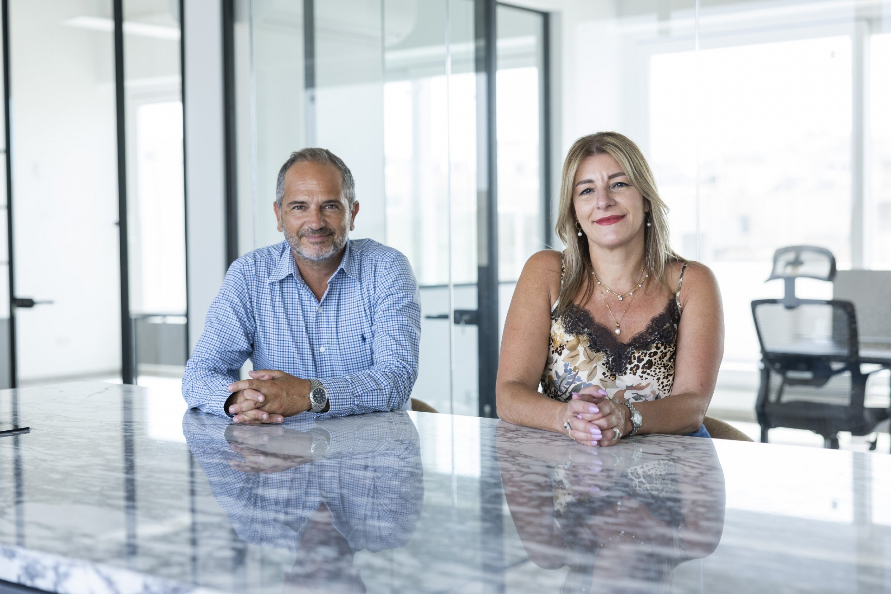 Robert Runza flimkien ma’ Mireille Muscat Pitre