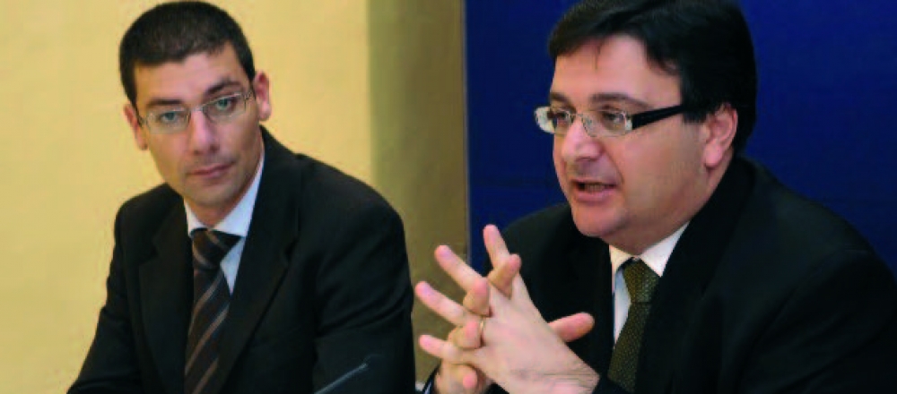 Alan Camilleri mal-eks Ministru tal-Finanzi Tonio Fenech