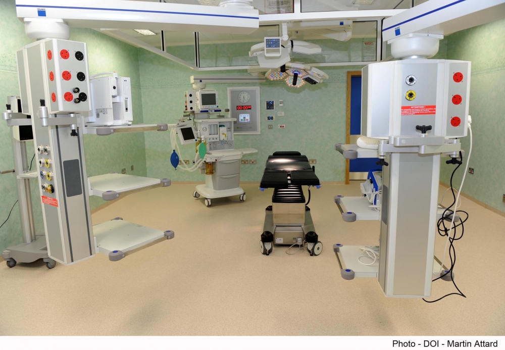 Sala tal-operazzjonijiet fl-Isptar Ġenerali ta' Għawdex qabel daħlu l-VGH