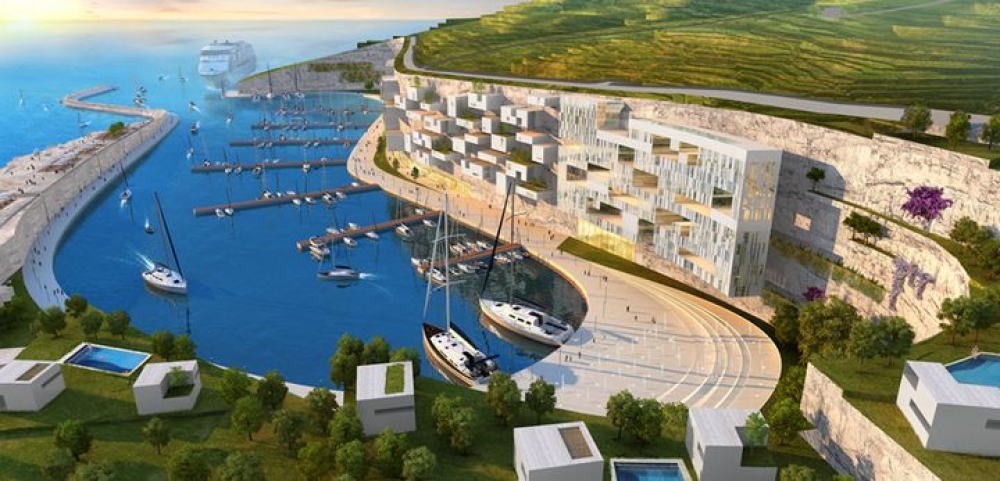 Id-dehra tal-proġett skont id-disinni ta’ Chapman Taylor