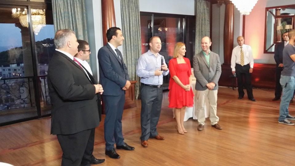 Joseph Muscat jindirizza lill-attivisti Laburisti waqt riċeviment f'Għawdex
