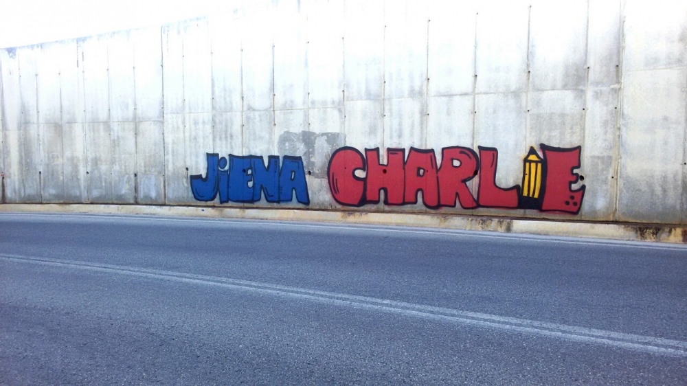Din il-graffita tinsab ftit qabel il-mina qasira li hemm qabel tidħol fl-Università. Ritratt - Steve Zammit Lupi