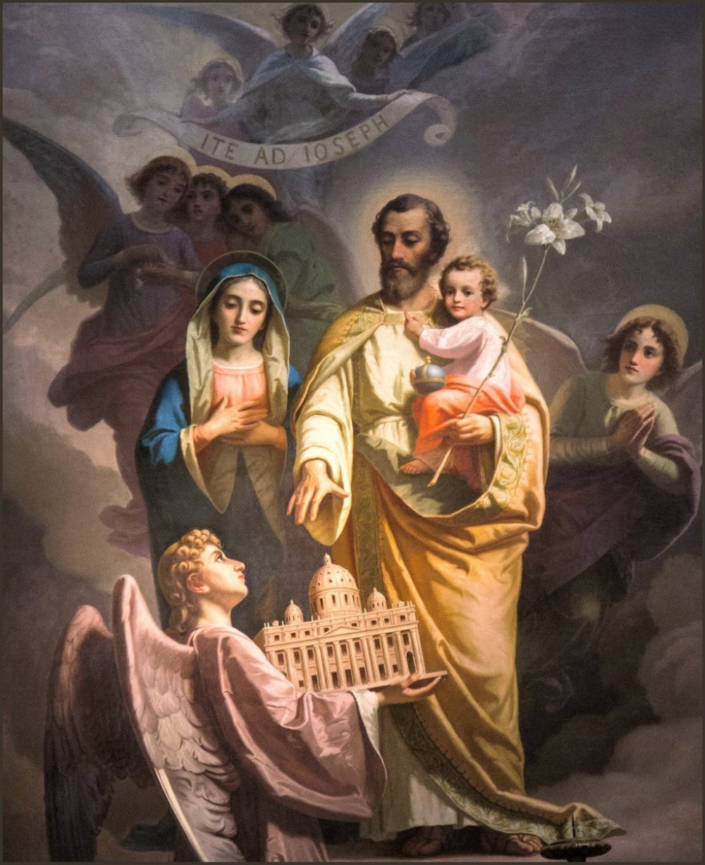 Pittura famuża ta’ San Ġużepp Patrun tal-Knisja Universali