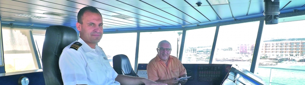 Manwel Debattista, 33 sena, l-iżgħar kaptan mill-flotta tal-Gozo Channel