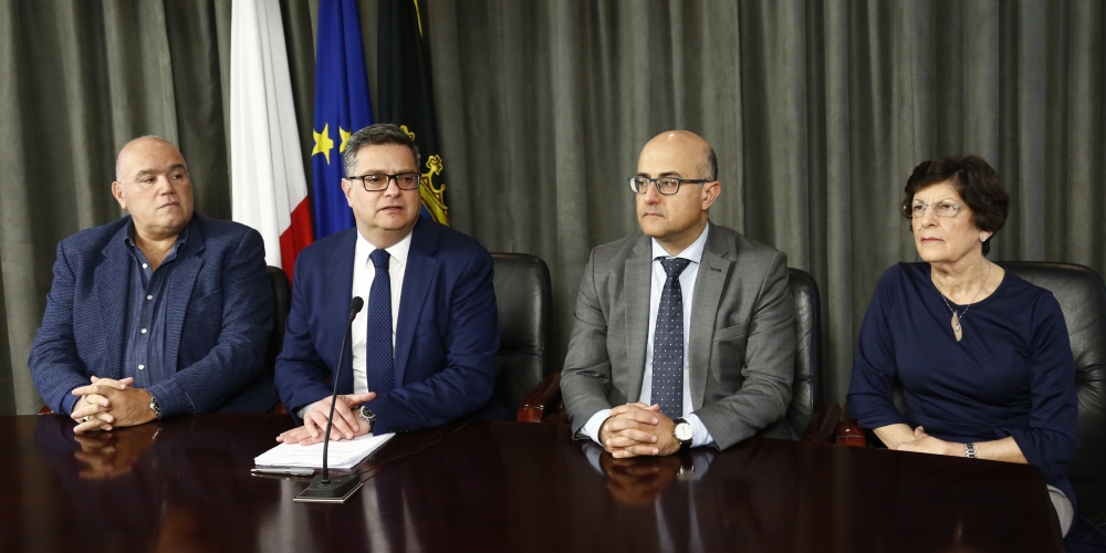 Adrian Delia waqt il-Konferenza