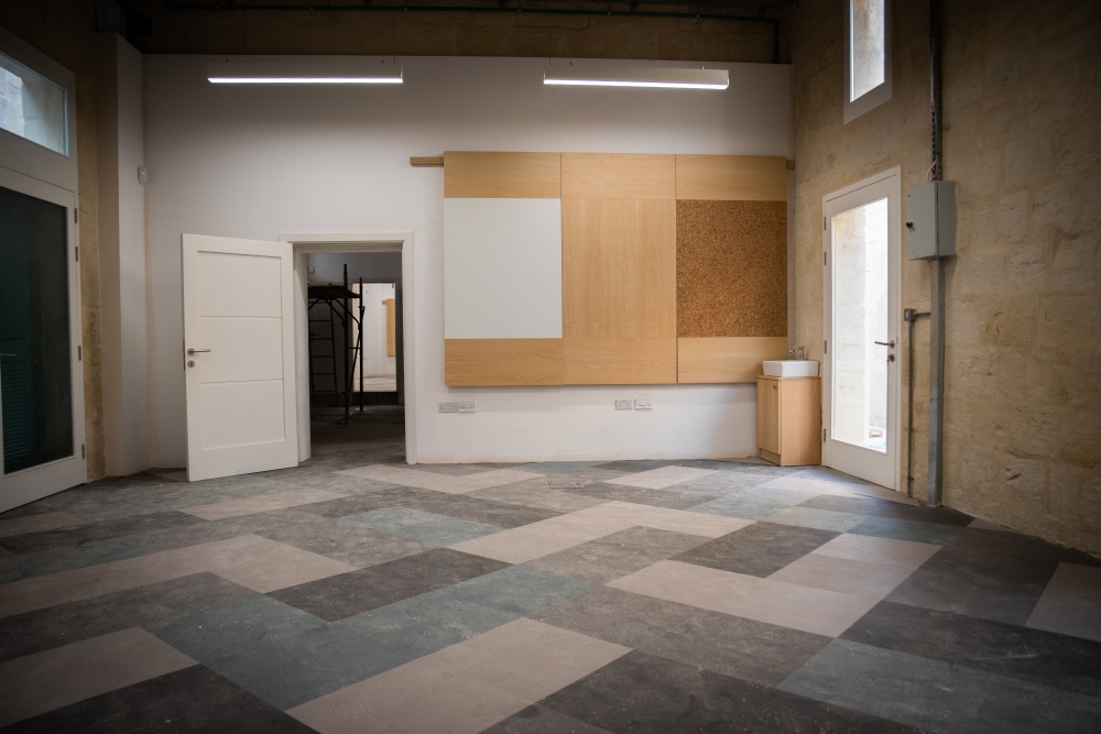 Waħda mill-kmamar fil-Valletta Design Cluster