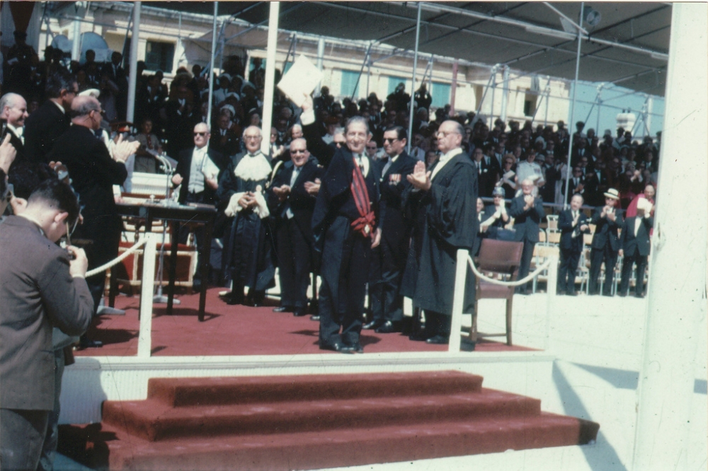 Il-Prim Ministru Ġorġ Borg Olivier dakinhar li Malta kisbet l-Indipendenza