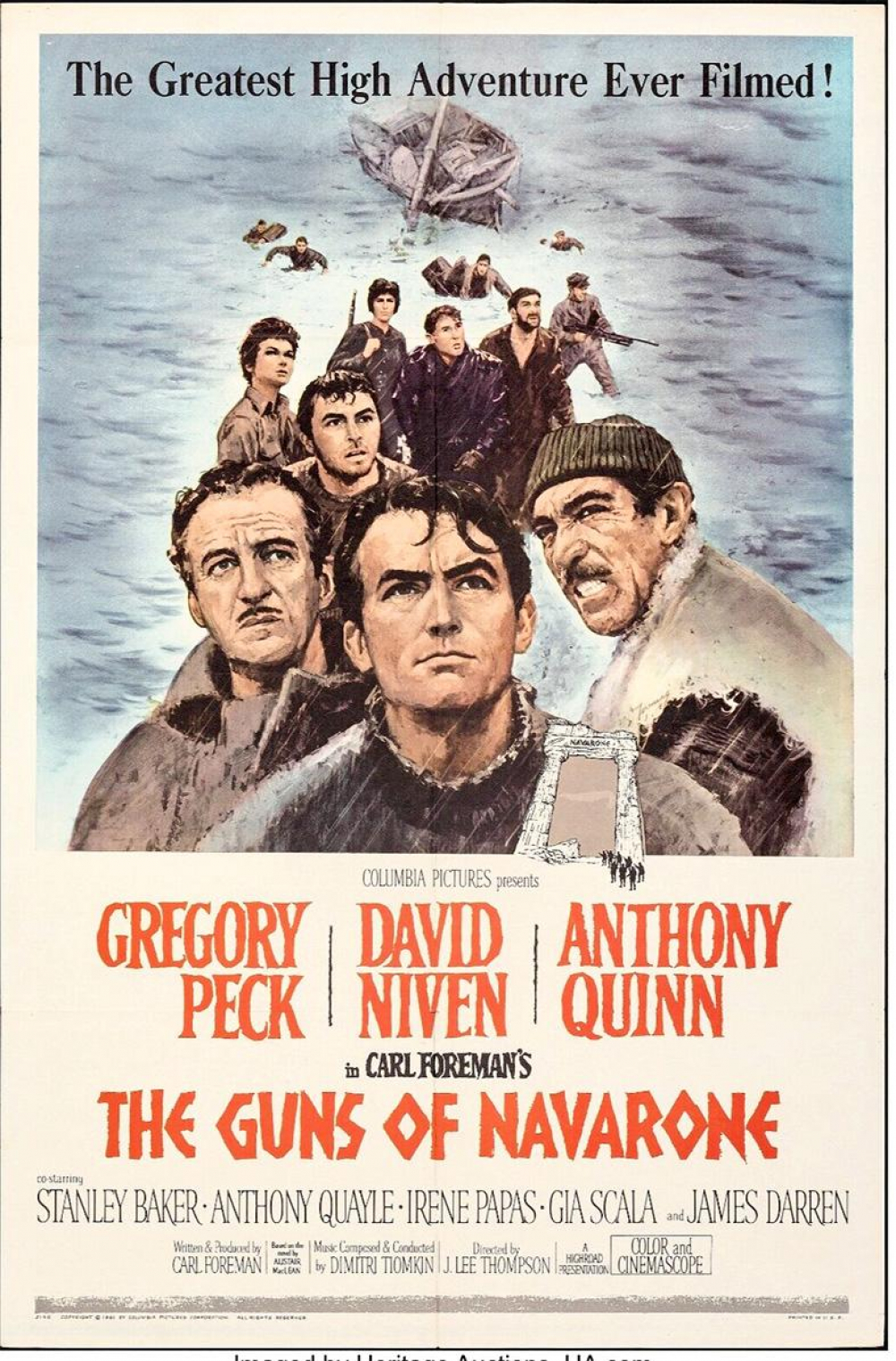 The Guns of Navarone huwa film tal-gwerra mimli azzjoni, maħruġ fl-1961 taħt id-direzzjoni ta’ J. Lee Thompson