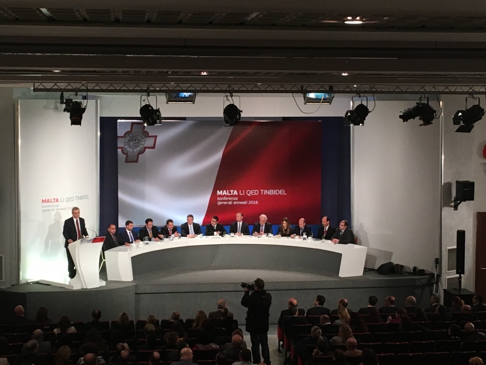 Evarist Bartolo jindirizza l-Konferenza Ġenerali Annwali