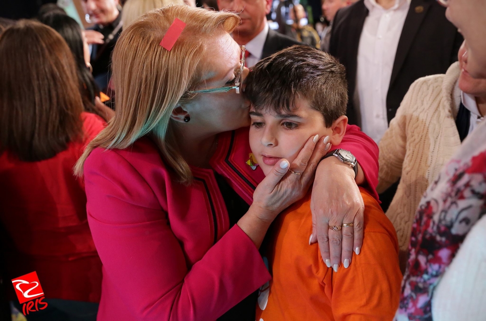 Iċ-ċkejken Samuel kien wieħed mill-protagonisti li bil-kummenti u l-ħlewwa tiegħu, tant seraq qlub u għen biex tinġabar somma rekord | ritratt: IRIS