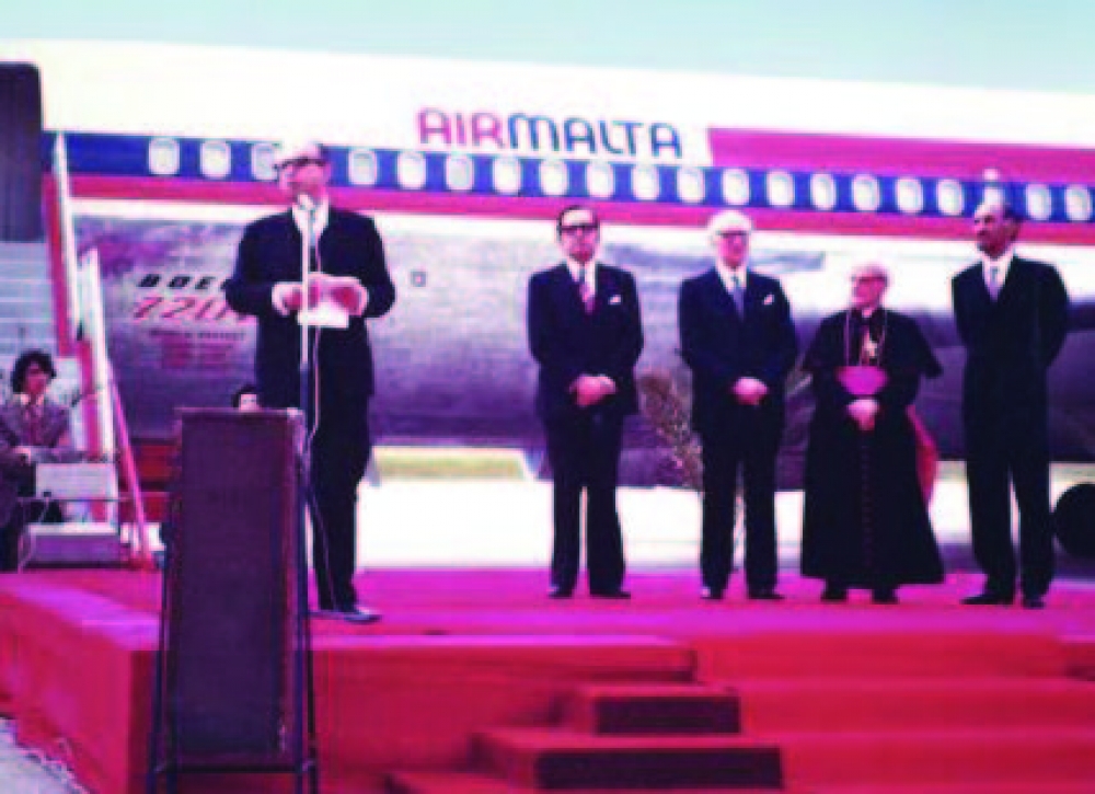 L-inawgurazzjoni tal-AirMalta, 40 sena ilu