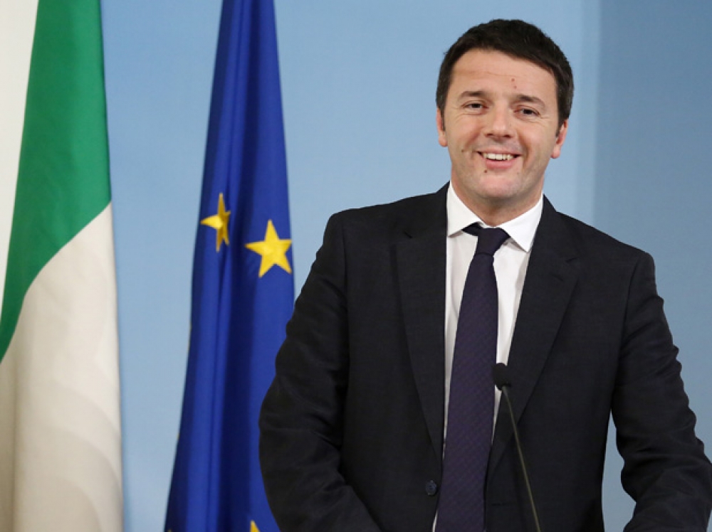 Il-Prim Ministru Taljan Matteo Renzi 