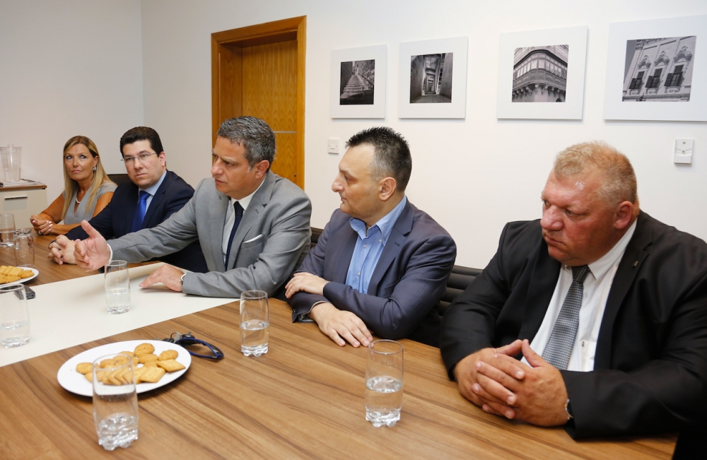 Delia lbieraħ waqt il-laqgħa mal-MDA