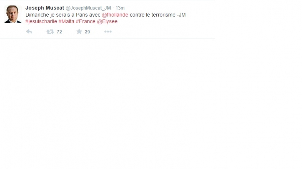 It-tweet ta' Joseph Muscat