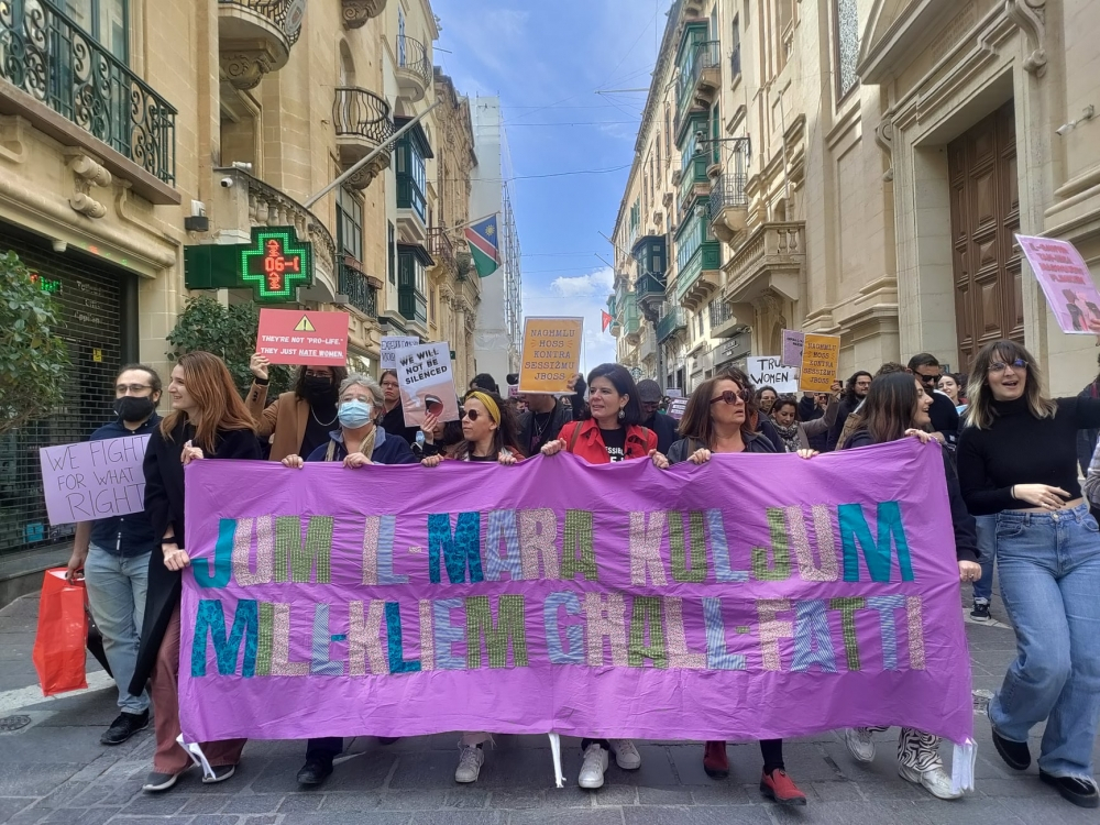 ‘Jum il-Mara kuljum’: se ssir dimostrazzjoni fil-Belt Valletta f’Jum il-Mara