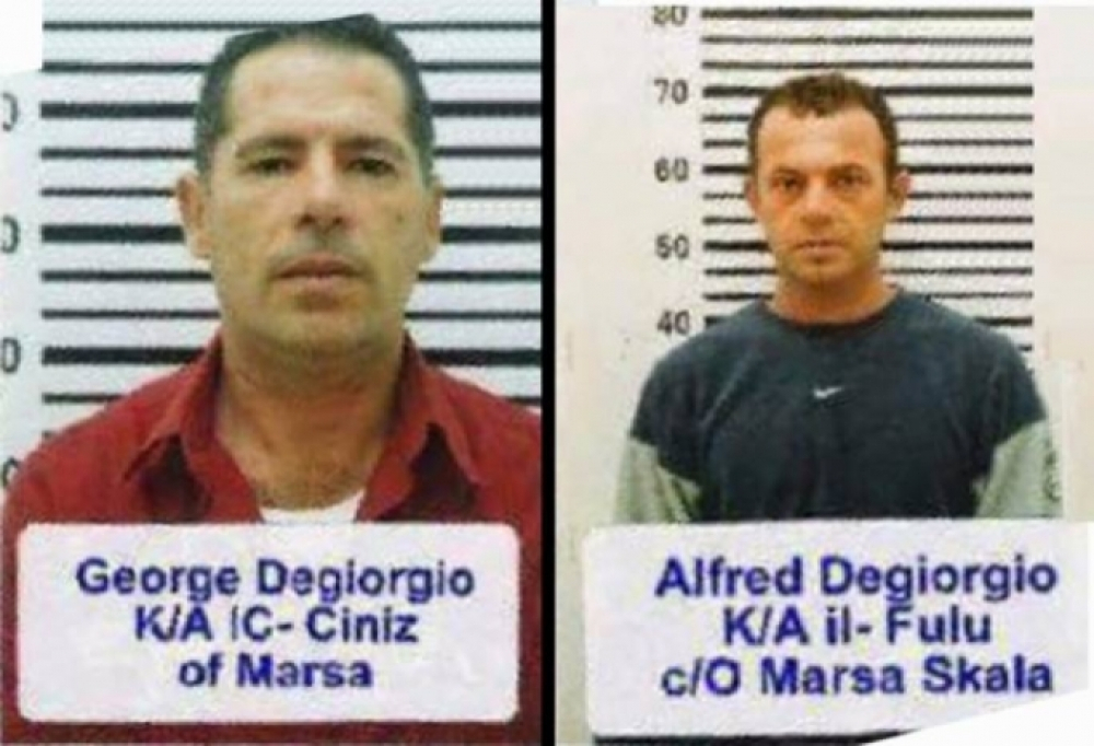 George u Alfred Degiorgio aċċettaw il-ħtija fil-każ ta' Daphne Caruana Galiza u ġew ikkundannati 40 sena ħabs kull wieħed.