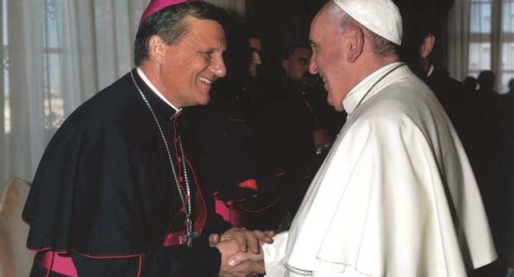 L-isqof Mario Grech ma' Papa Franġisku