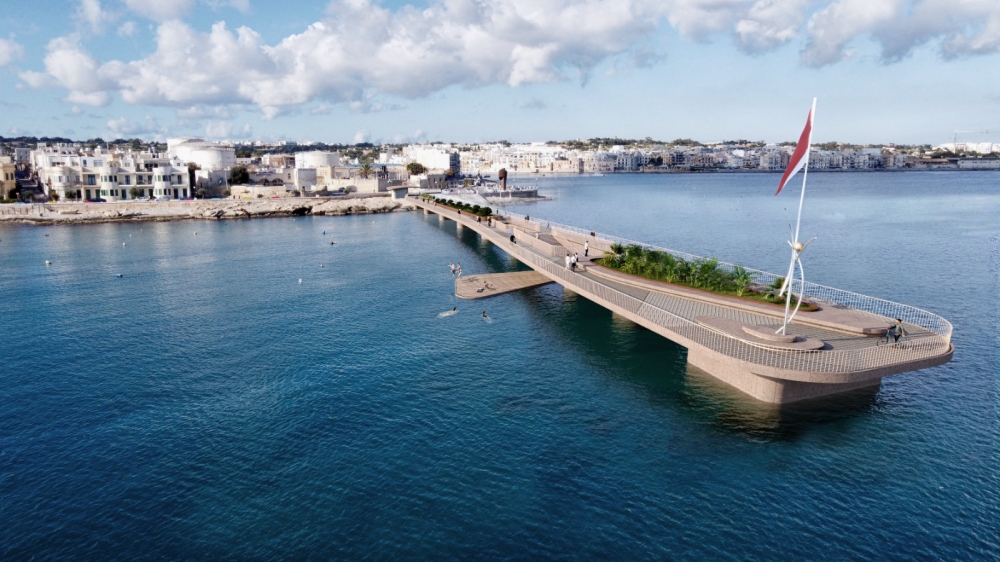 Immaġini tal-Pont tax-Shell - Wieħed mill-proġetti proposti