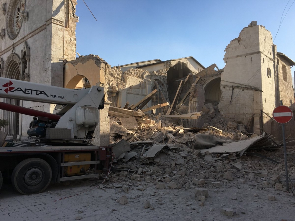 Ħsara estensiva fi knejjes u bini storiku f'Norcia