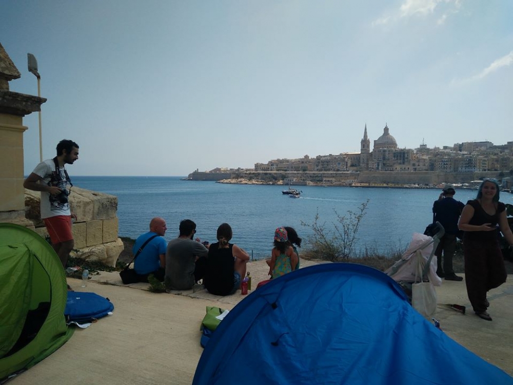Attivisti mil-Kamp emerġenza Ambjent se jqattgħu il-lejl fuq Manoel Island biex jiżguraw li l-aċċess jibqa' miftuh