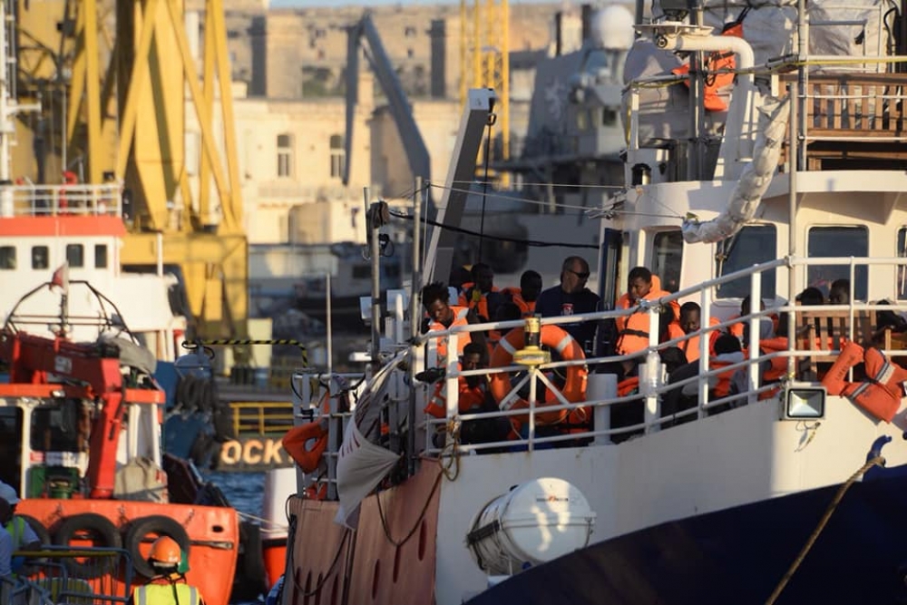 L-MV Lifeline malli daħal Malta Ritratt | James Bianchi