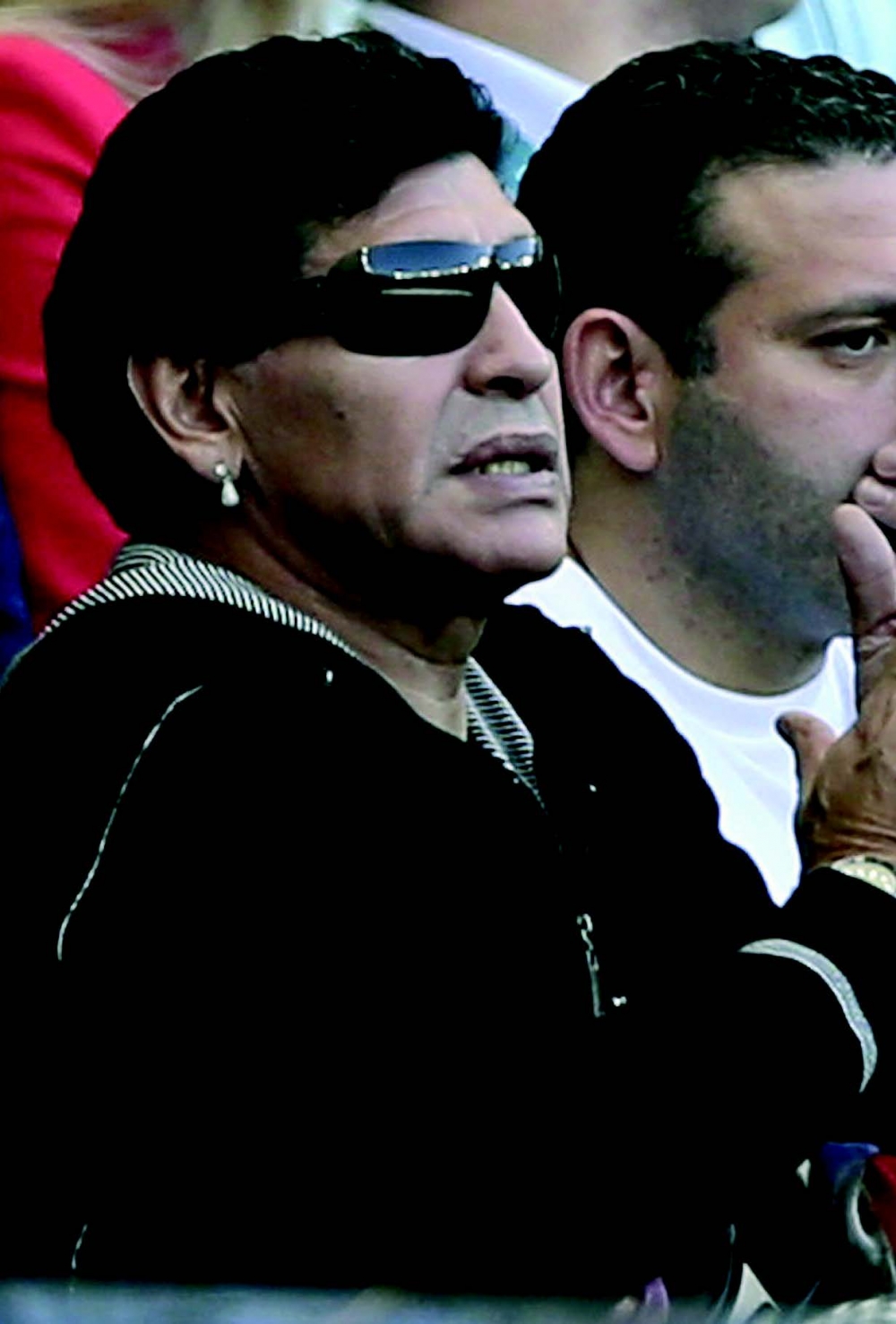 Il-leġġenda Arġentinjana Diego Maradona waqt il-logħba ta’ Grupp F  bejn l-Arġentina u l-Iran fl-Estadio Mineirao f’Belo Horizonte. Ritratty EPA/BALLESTEROS