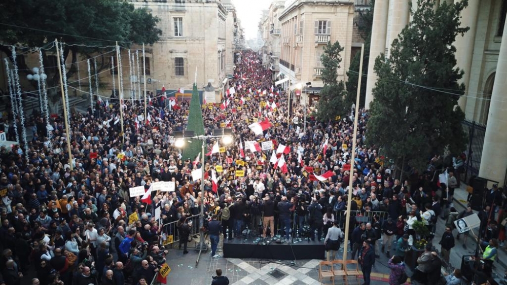 Il-prpotesta l-Belt Valletta kontra l-Gvern ta' Muscat 