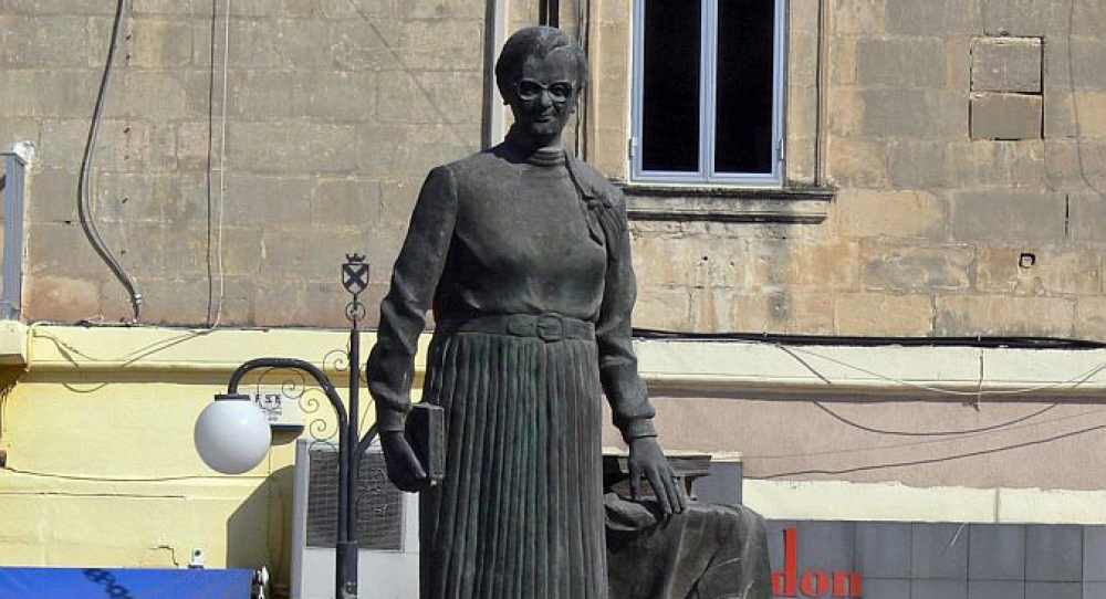 Il-monument ta’ Agatha Barbara f’Ħaż Żabbar