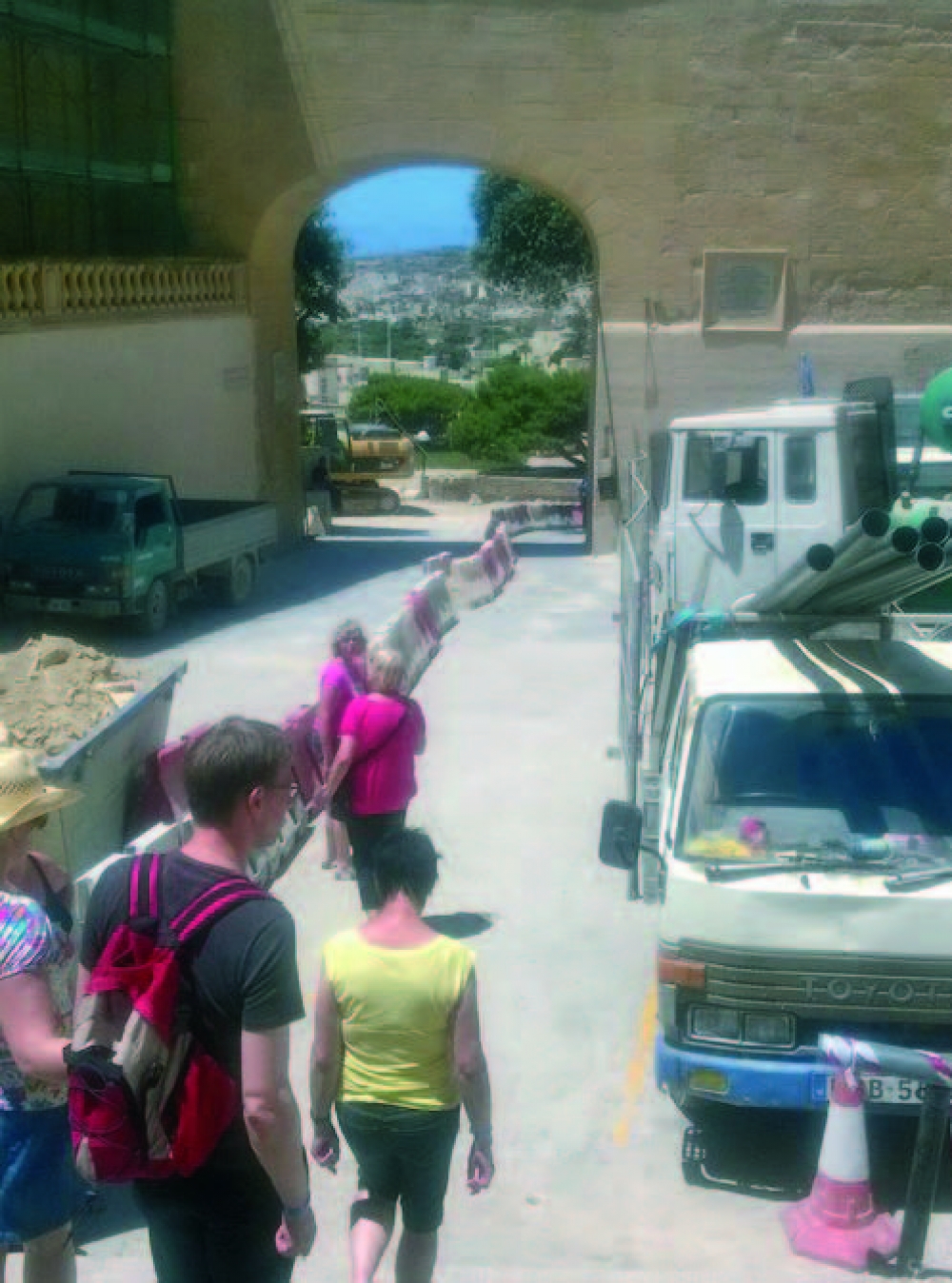 Uħud mill-gwidi qed jispiċċaw ma jiqfux fiċ-Ċittadella minħabba x-xogħol li hemm għaddej