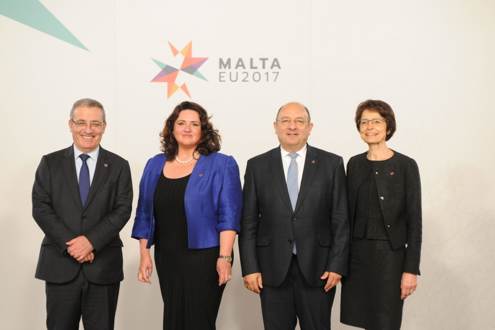 Il-ministri Helena Dalli, Evarist Bartolo u Michael Farrugia li jirrapreżentaw l-EPSCO