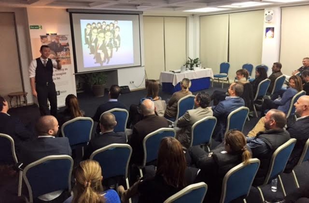 Uħud mill-aġenti ta’ Belair waqt il-workshop
