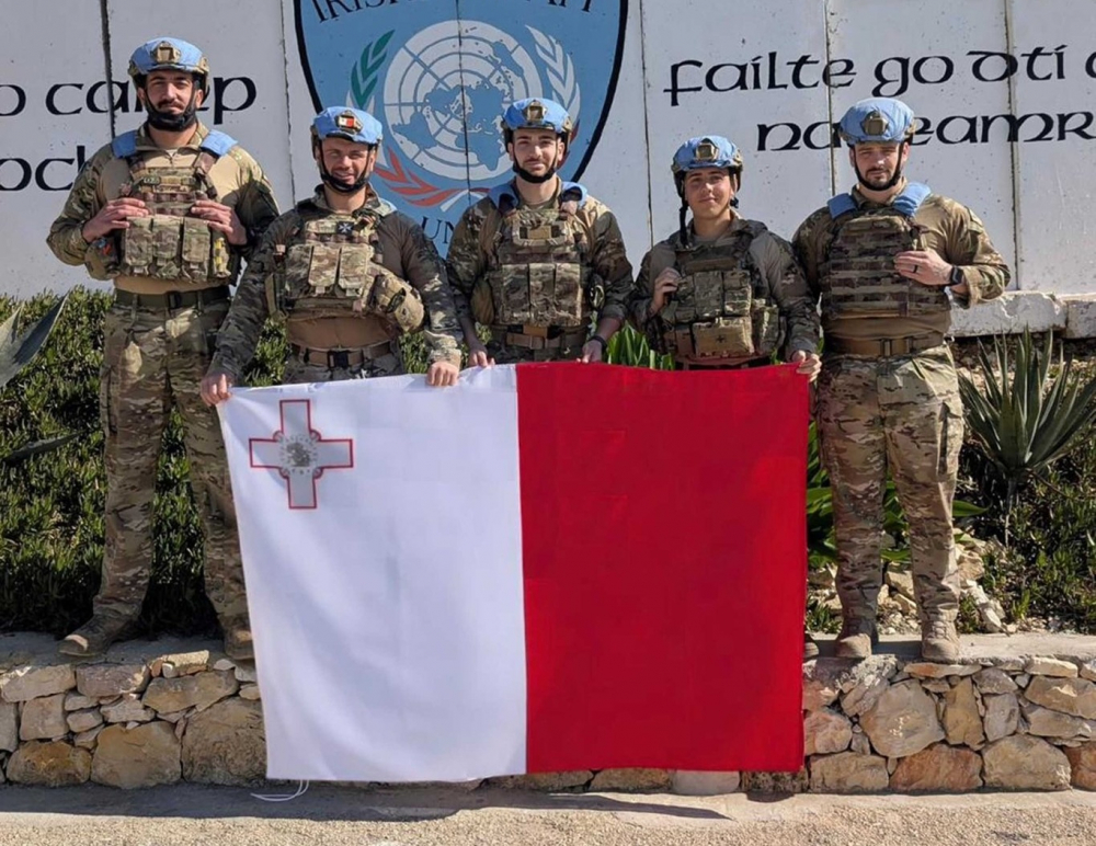 Ħames suldati Maltin f’missjoni fil-Libanu jirċievu rikonoxximent għas-servizz tagħhom