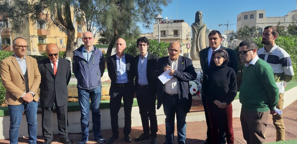 Waqt il-konferenza tal-aħbarijiet tal-AD u l-PD