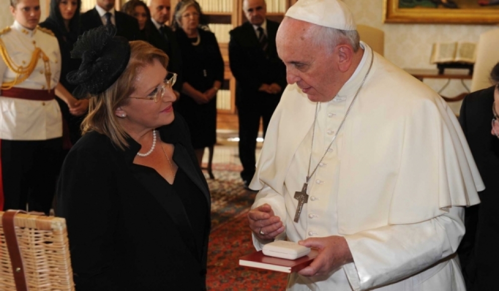 Il-President mal-Papa Franġisku