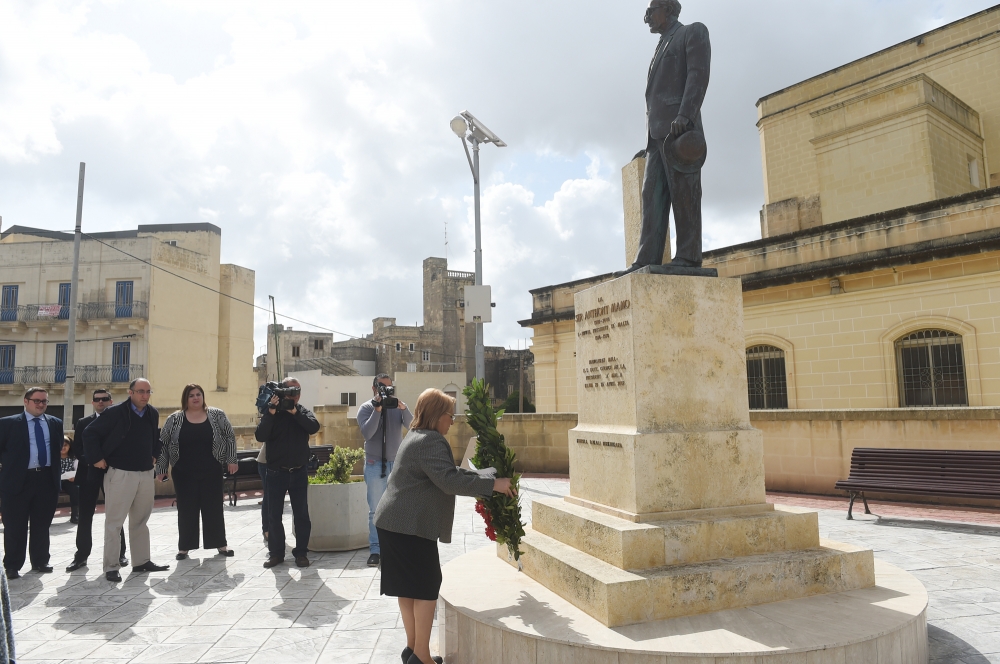 L-ewwel anniversarju minn meta Marie Louise Coleiro Preca ħadet il-Presidenza ta’ Malta f’idejha