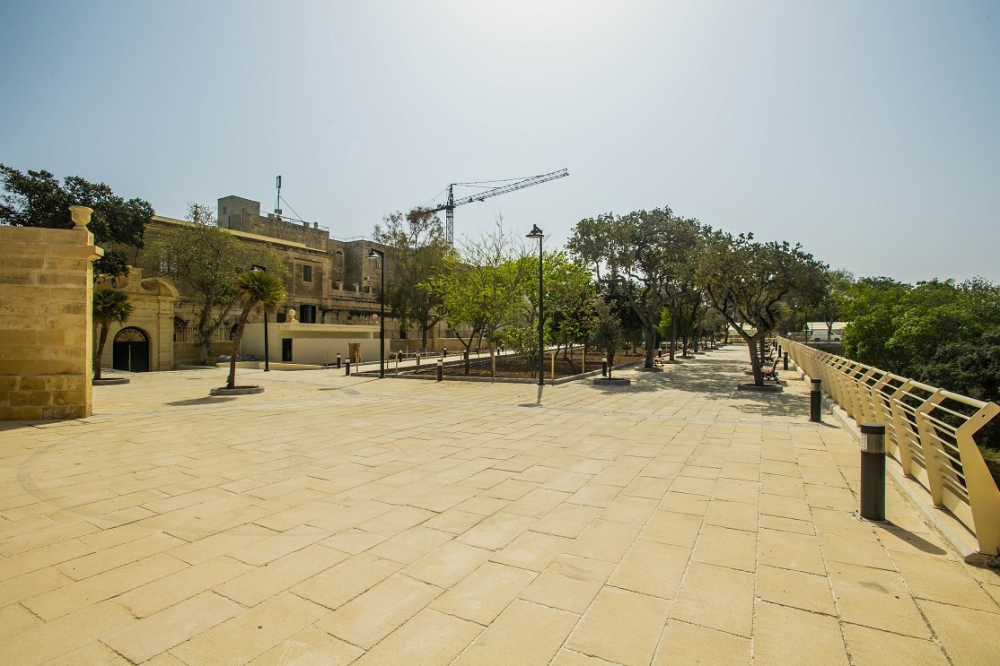 Il-ġnien tal-Argotti wara restawr u tisbieħ estensiv