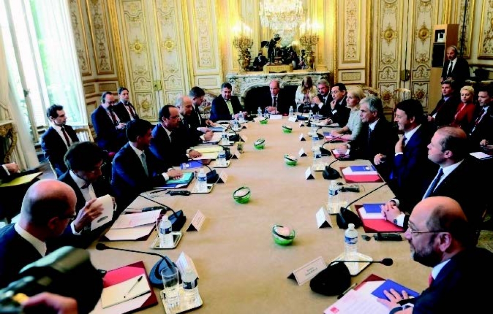 Il-laqgħa mal-mexxejja Soċjalisti f’Pariġi