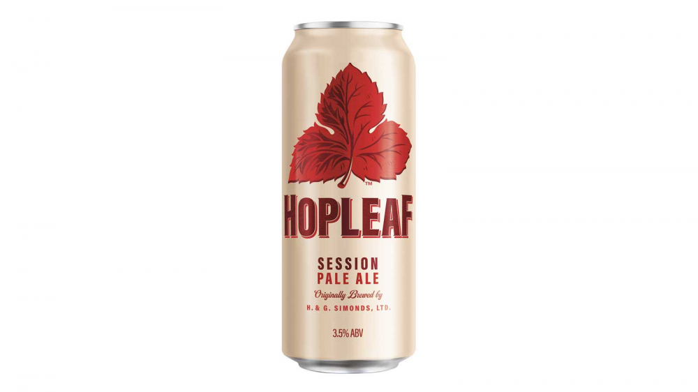 Hopleaf Pale Ale tqanqal mill-ġdid il-legat tagħha b’dehra ġdida u distintiva