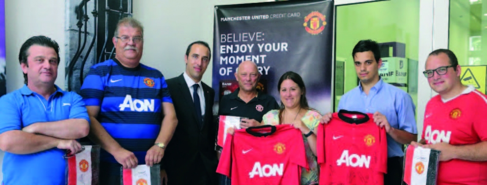 Partitarji akkaniti ta’ Manchester United mal-Area Manager ta’ Banif, Reuben Bezzina