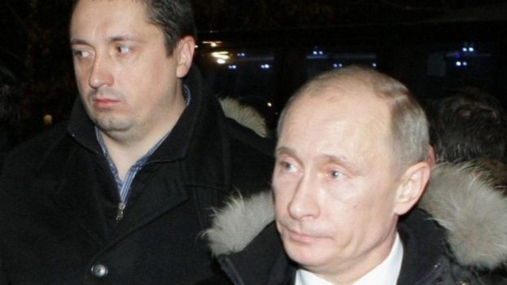 Alexander Shprygin, president tal-klabb tal-paritarji f'ritratt mall-President Putin