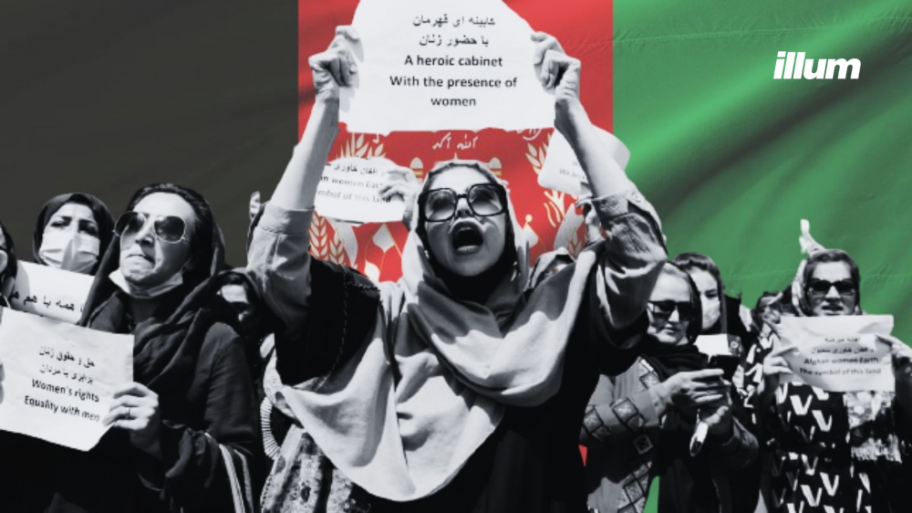 Nisa Afgani jipprotestaw quddiem il-palazz Presidenzjali f’Kabul. Ritratt: Reuters