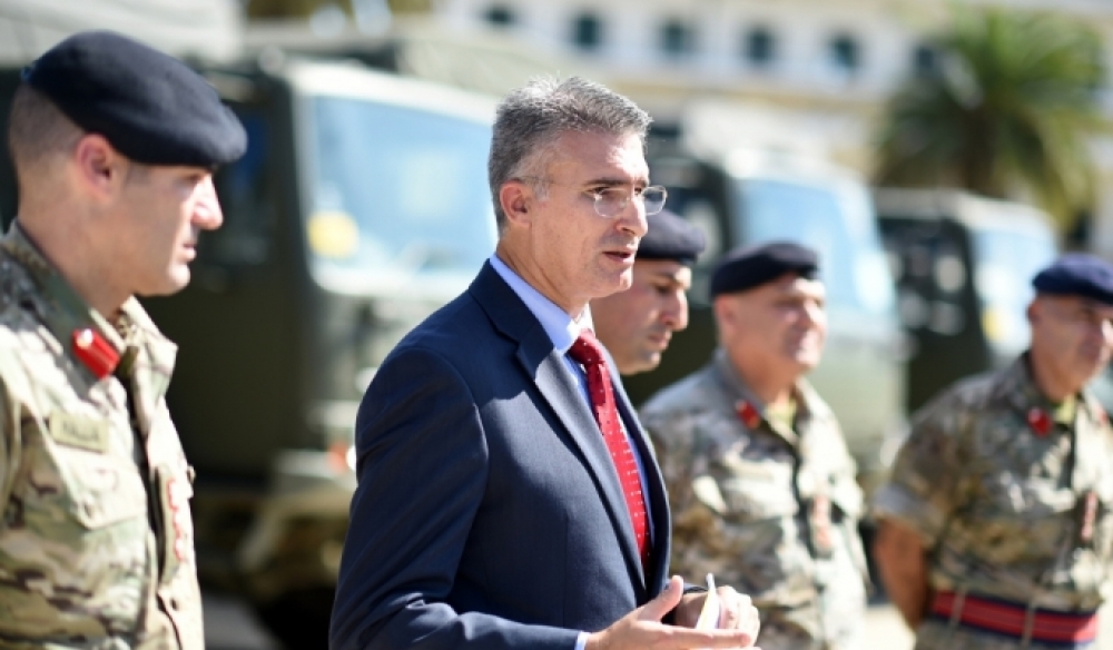 Il-Ministru Abela ma' membri tal-FAM (Ritratt: Ray Attard) 