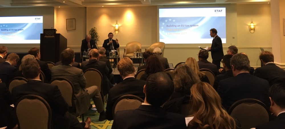 Alfred Sant waqt intervent fil-konferenza tal-ETAF