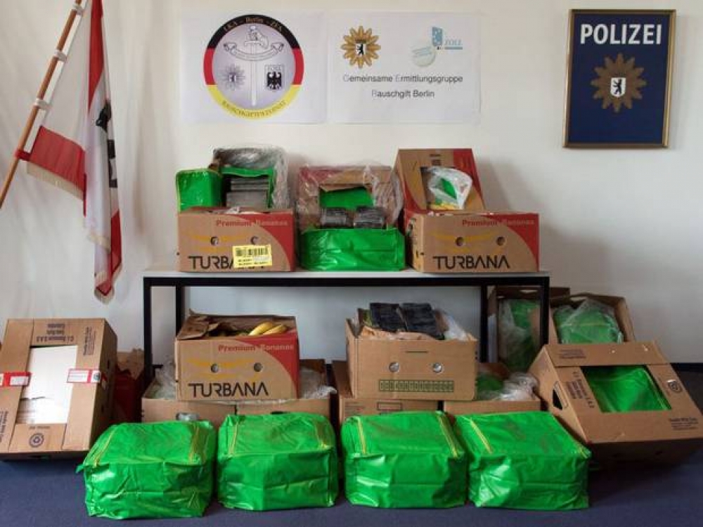 Aktar minn 300kg kokaina misjuba moħbija f'kaxxi tal-banana