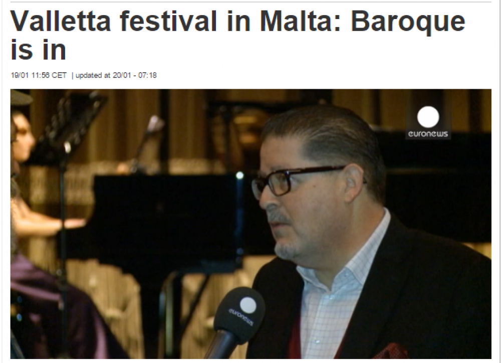 Id-Direttur tal-Valletta Baroque Festival Kenneth Zammit Tabona jitkellem mal-euronews